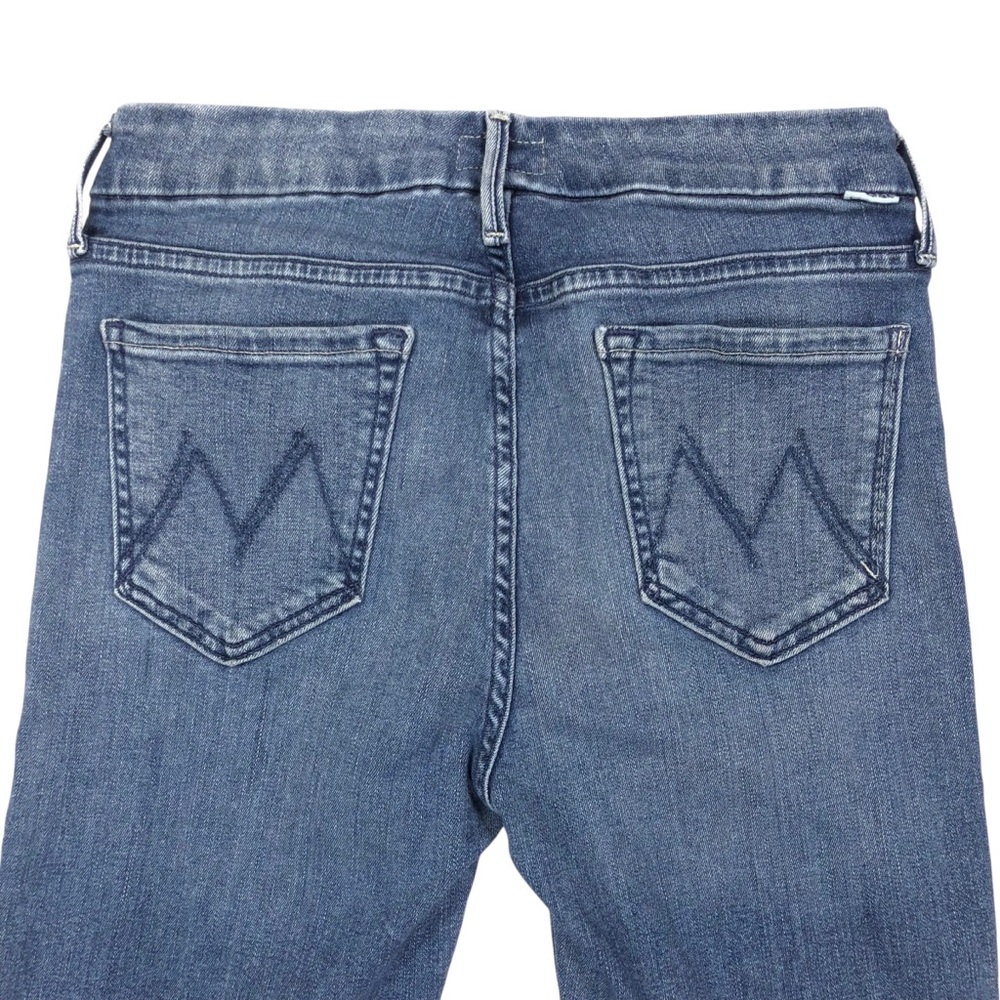 Mother The Looker Ankle Jean in We The Animals Size 27 27X28 Stretch Blue - Picture 3 of 10